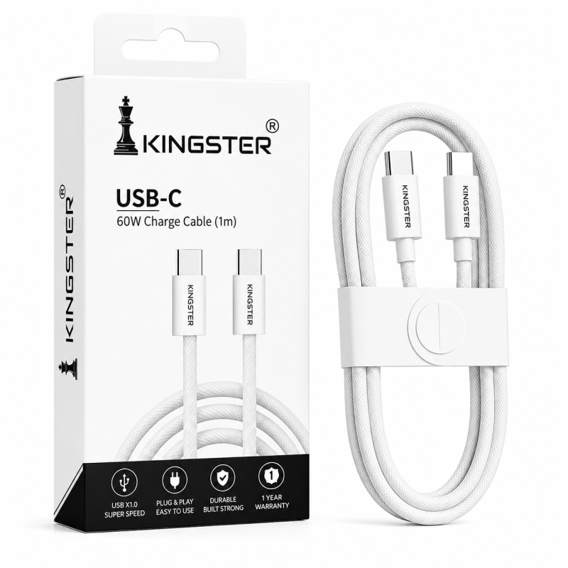 KINGSTER 60W Type C to Type C Cable