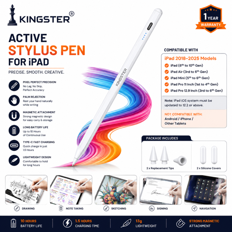 KINGSTER Stylus Pencil for iPad
