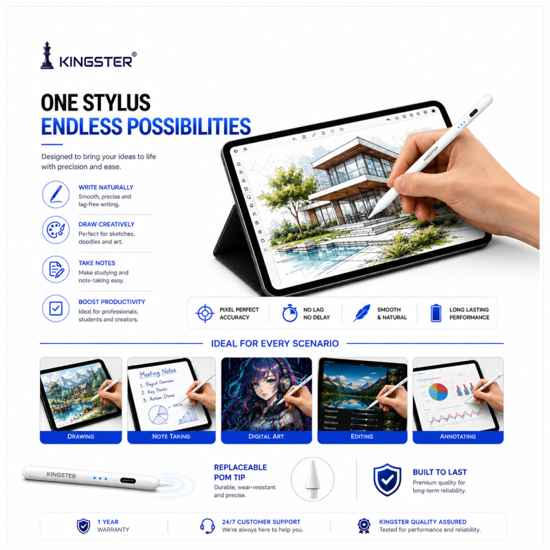 KINGSTER Stylus Pencil for iPad